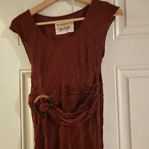 Anthropologie sleeveless texture dress